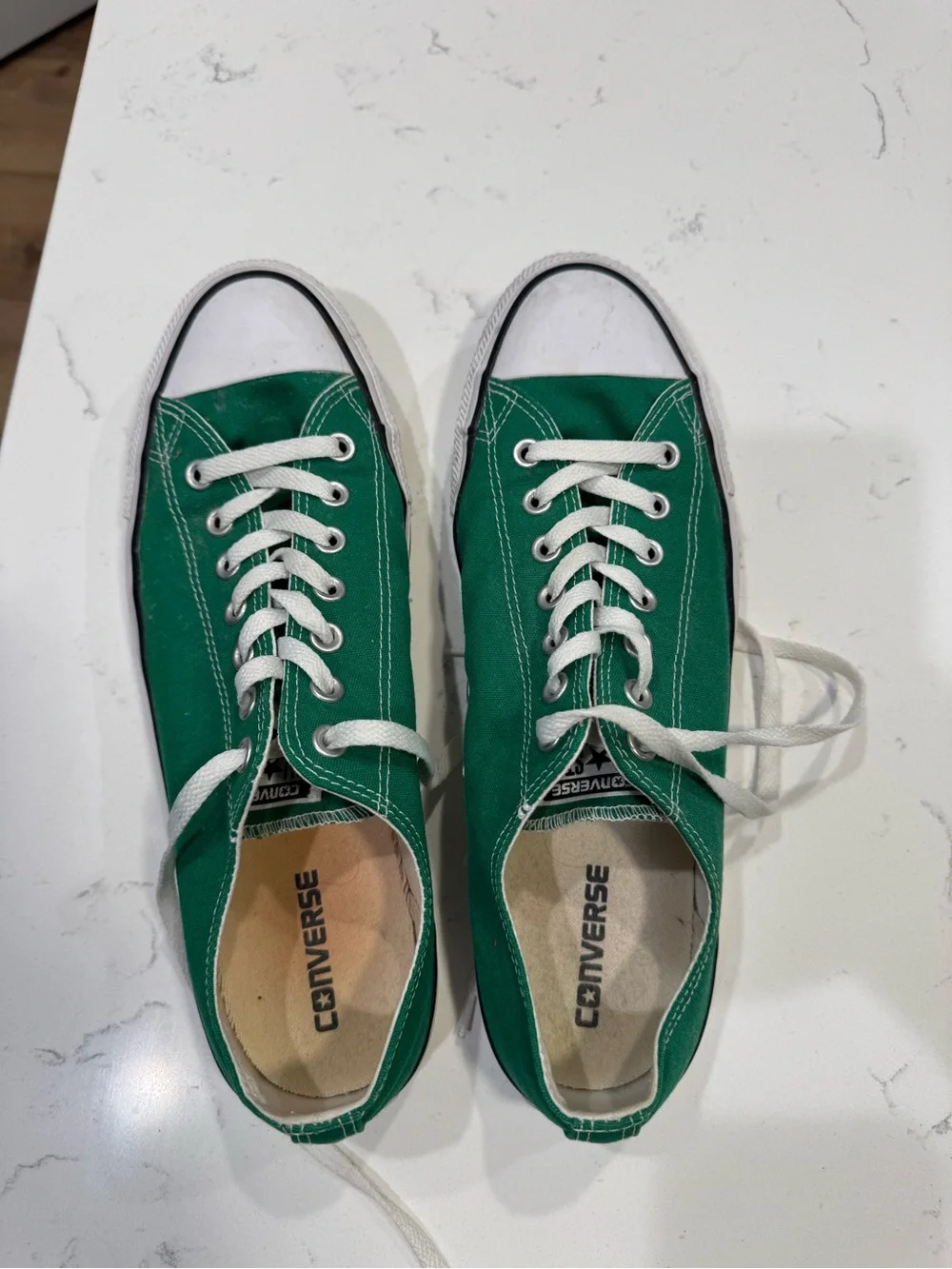CONVERSE ALL STAR CHUCK TAYLOR ALT LOW TRAINERS SHOES GREEN MENS SIZE 12 - Picture 3 of 7